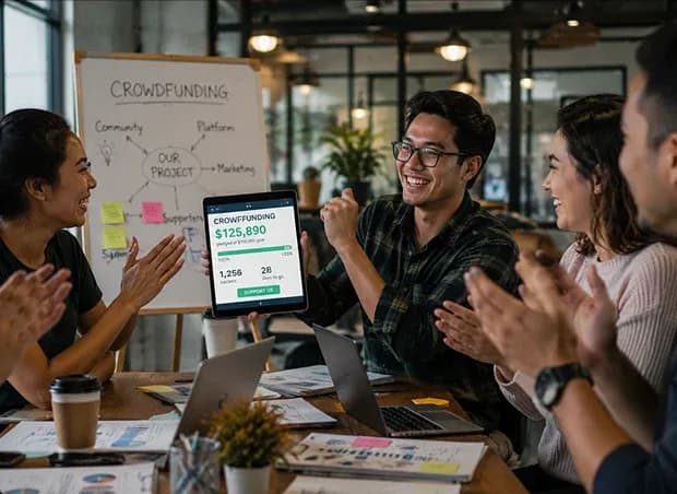 Crowdfunding platform development 