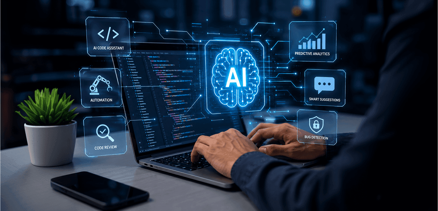 AI in software development- banner image-blog