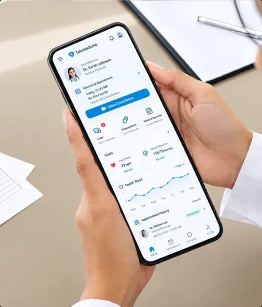 Core features we build for telemedicine app
