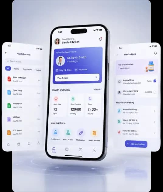 Intelligent features for healthcare mobile apps